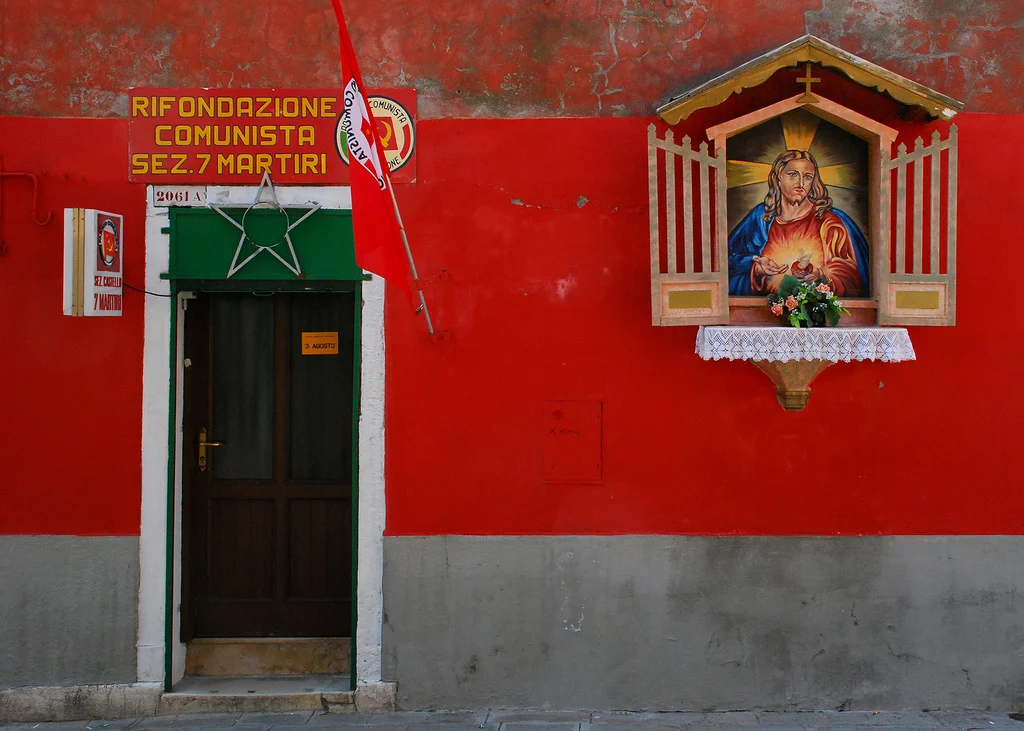 Communist HQ near the Arsenale in Venice