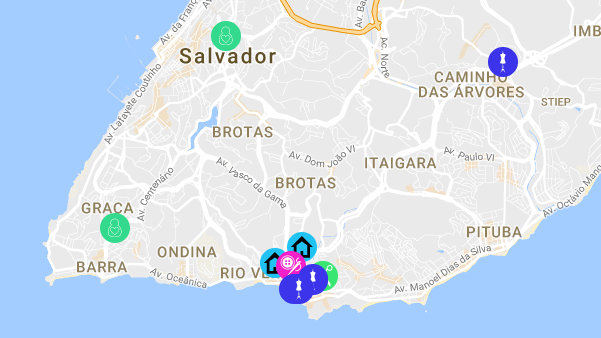 Nosso Mapa da Mina ganhou novos pontos em Salvador. <3