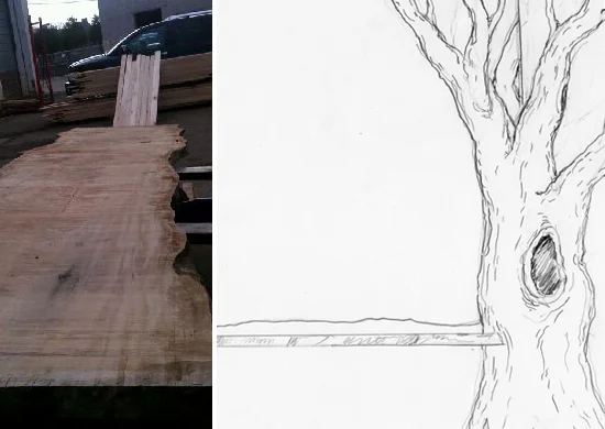 The Tree Desk by Wellbuilt Company NYC