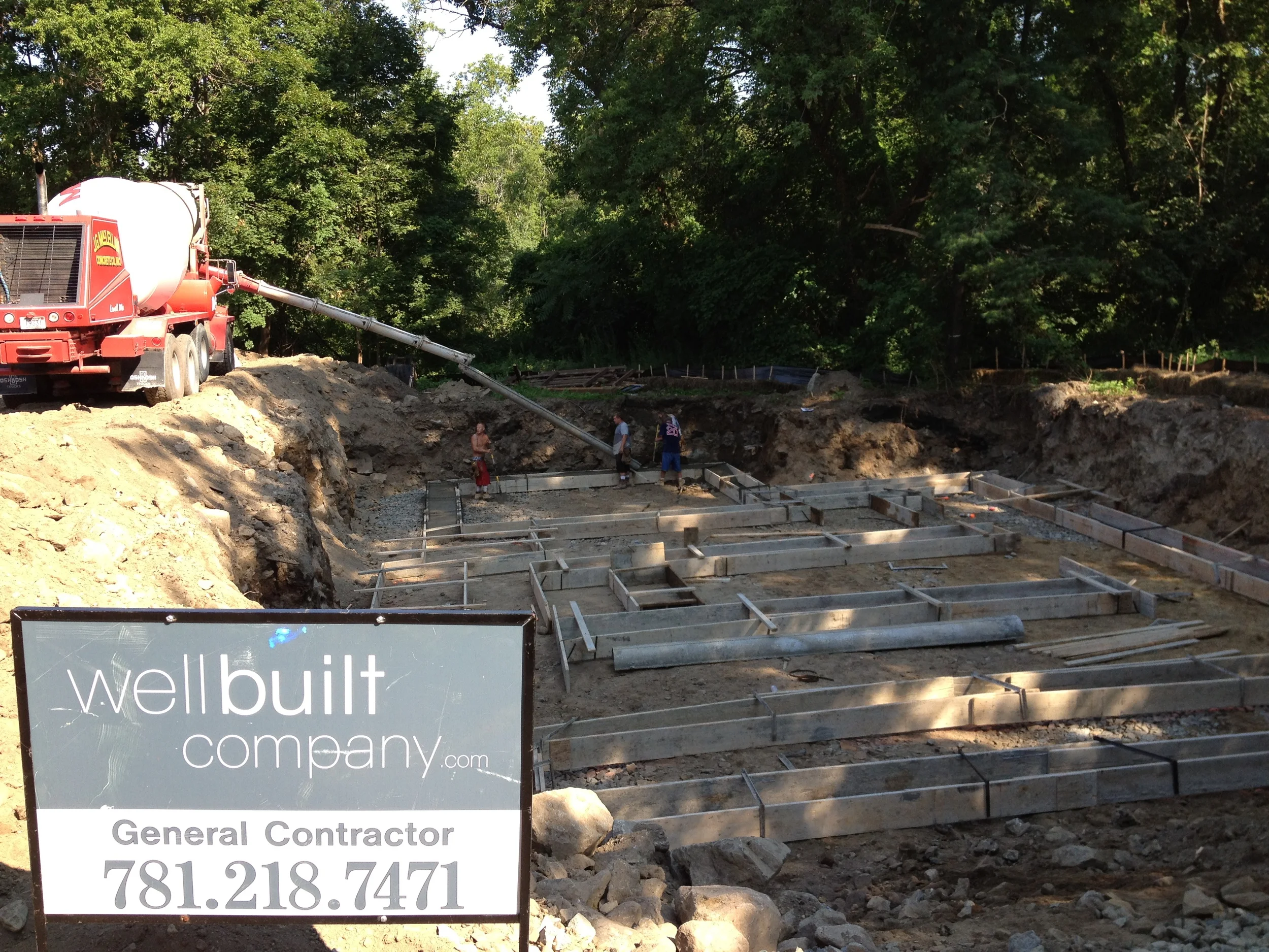 wellbuilt concrete pour