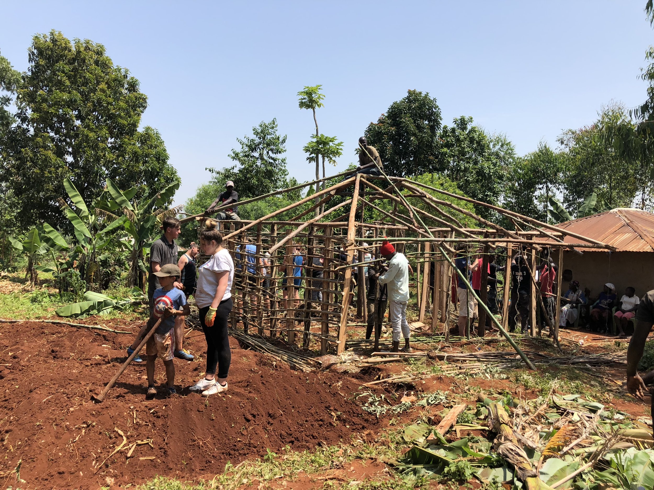 Building continues