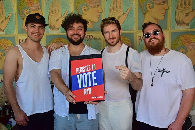 hello and happy tuesday. 
today is National Voter Registration day. we believe the future is in our hands, and this is our path towards taking control of it. if you're not registered to vote, click on the link in our bio and @HeadCountOrg will get yo