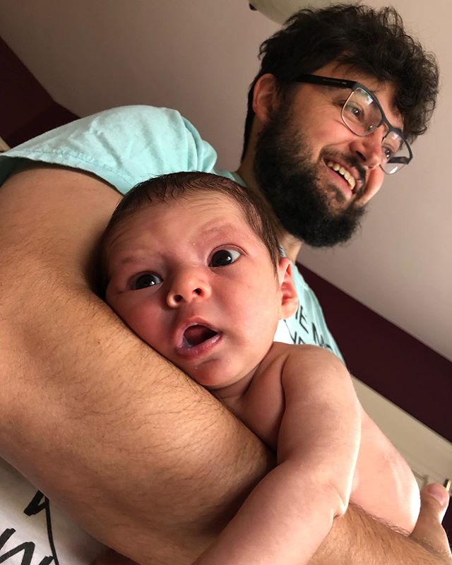 hey all - been so wrapped up in the parental whirlwind that i didn&rsquo;t realize i hadn&rsquo;t shared via band channels... it&rsquo;s my pleasure to introduce you to Sam Maiman, born October 5, 2019. he and @alextheairplane are happy and healthy a