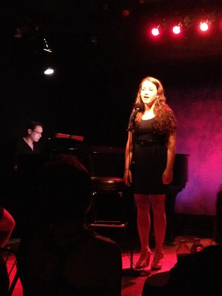 singing at Duplex Cabaret Theatre, 2012