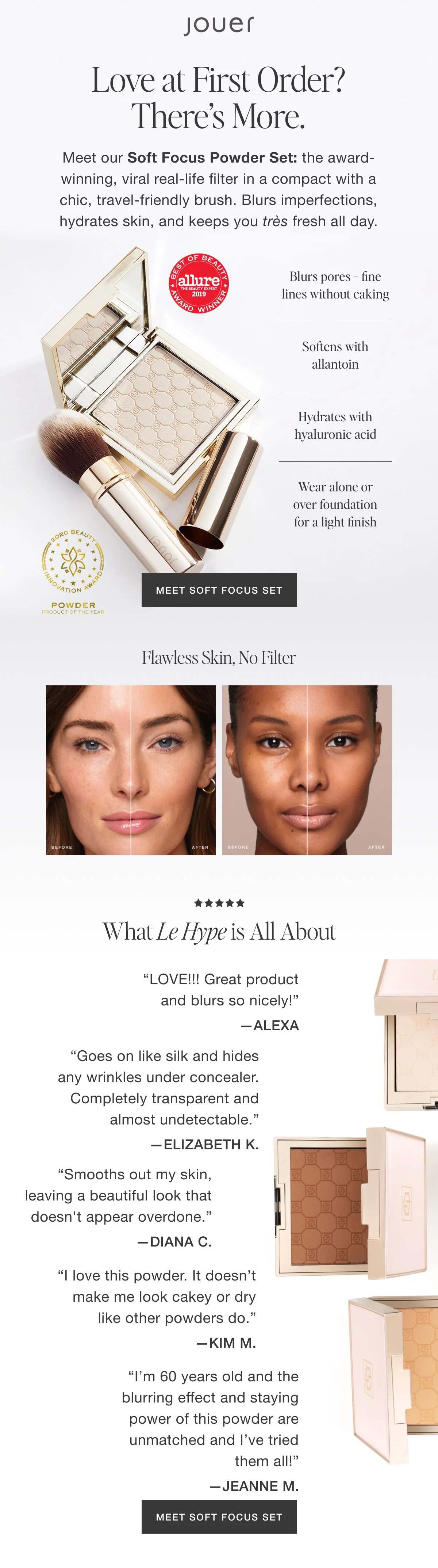 Jouer Cosmetics Email 1