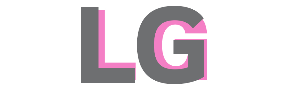 Old type in pink vs. new type in gray. Note how much extra bulk has been removed, especially from interior spaces (counters). This will alleviate muddy anti-aliasing problems at very small sizes onscreen.