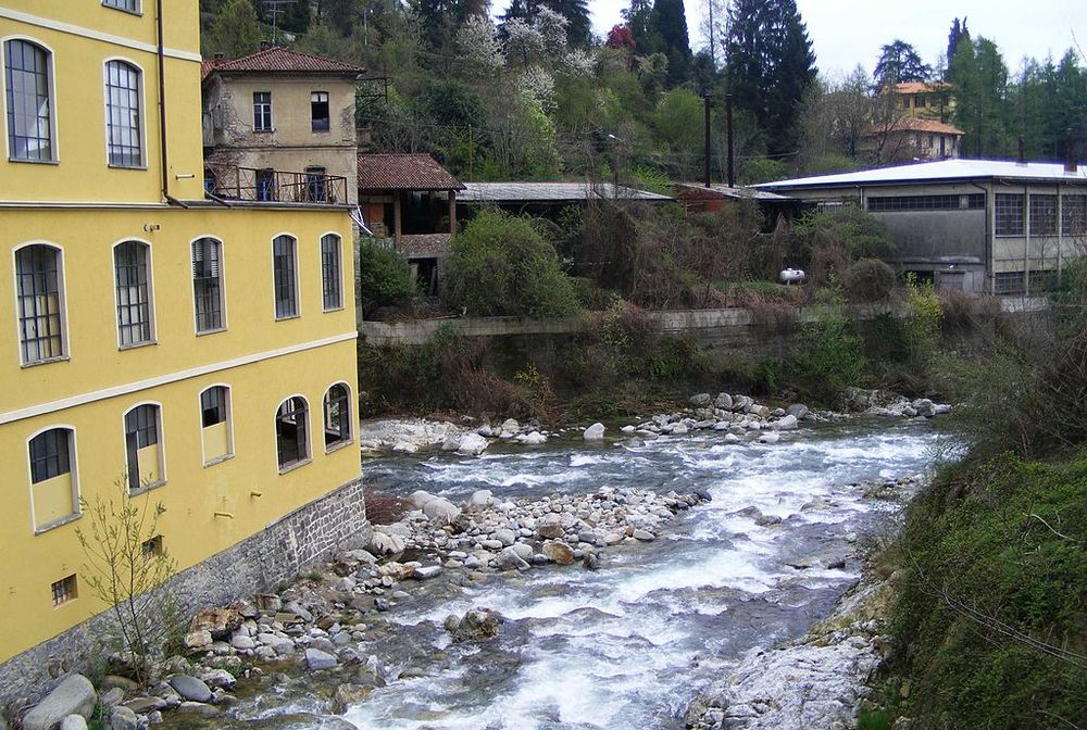 One of the many soft-water Alpine rivers that flow around the city.