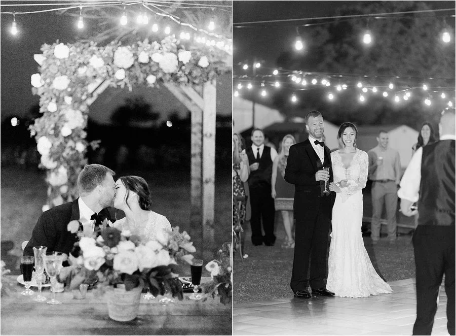 Stunning backyard wedding at a horse ranch, by Dallas destination wedding photographer Tracy Enoch