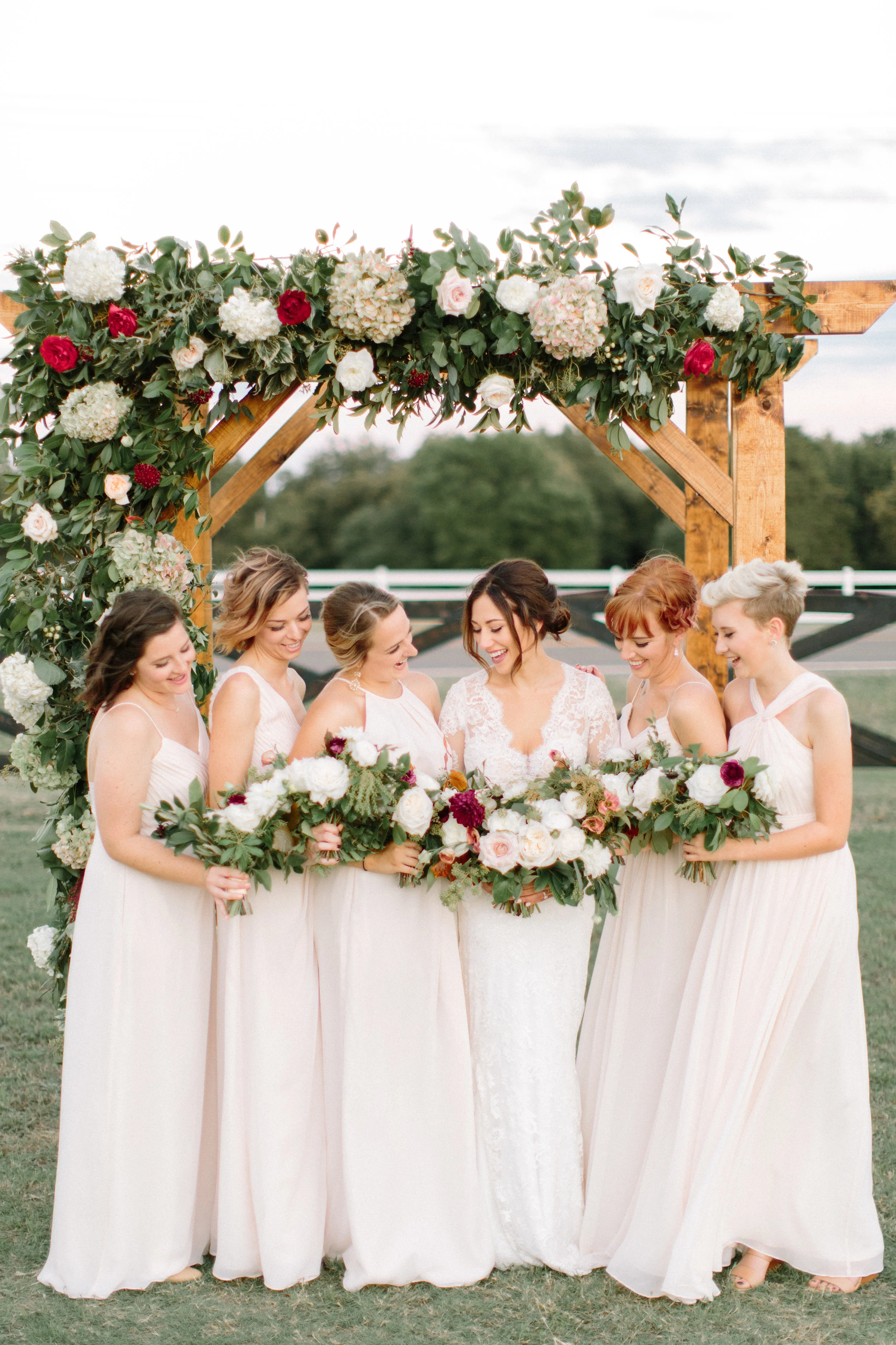 Stunning backyard wedding at a horse ranch, by Dallas destination wedding photographer Tracy Enoch