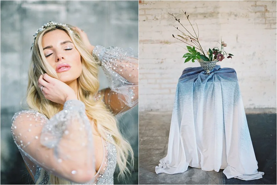 Brides of North Texas Stargazer Fall/Winter wedding editorial, by Dallas destination wedding photographer Tracy Enoch