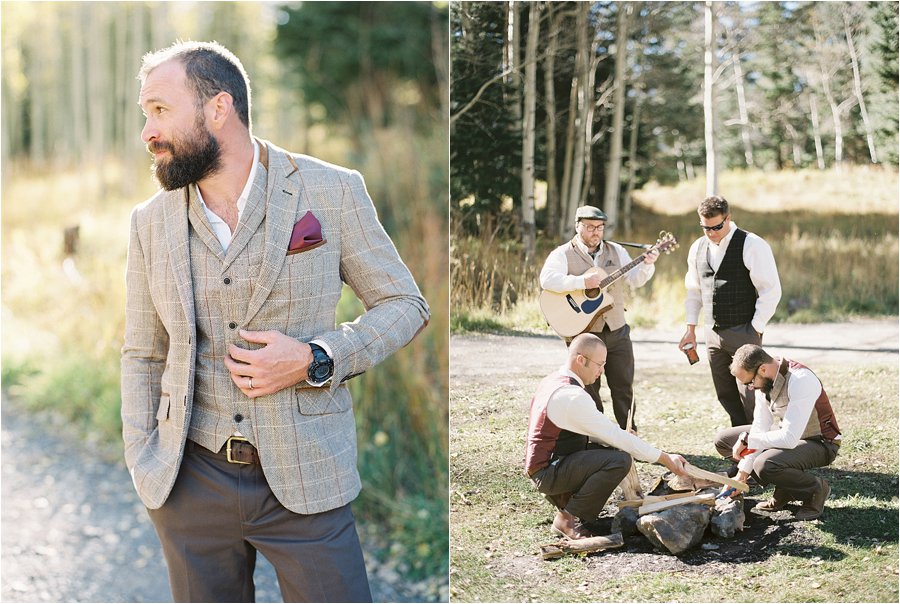 Adventurous Colorado mountain destination wedding, hosted at the Beaumount Hotel in Ouray, by Dallas destination wedding photographer Tracy Enoch