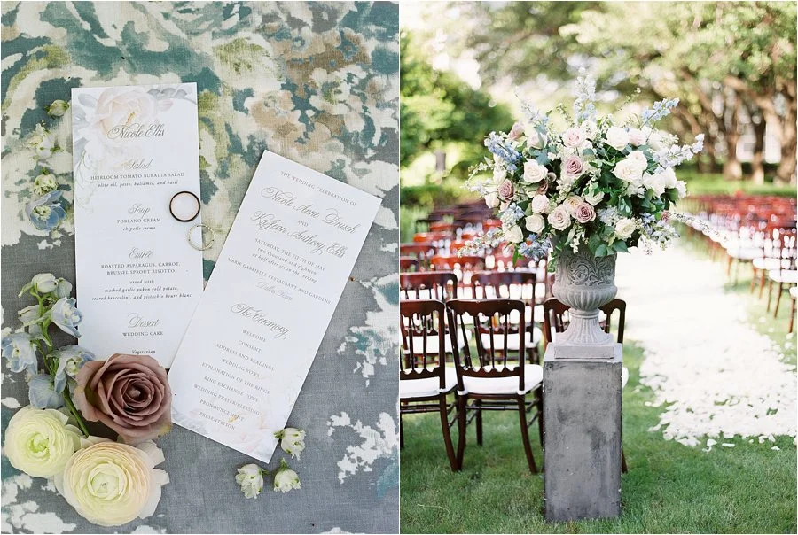 Summer Floral Garden Party Wedding at Marie Gabrielle, by Dallas destination wedding photographer Tracy Enoch