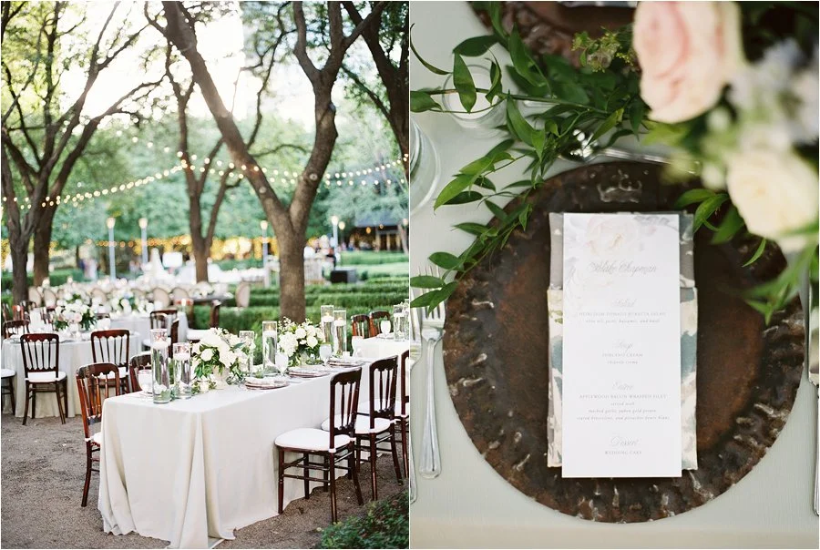 Summer Floral Garden Party Wedding at Marie Gabrielle, by Dallas destination wedding photographer Tracy Enoch
