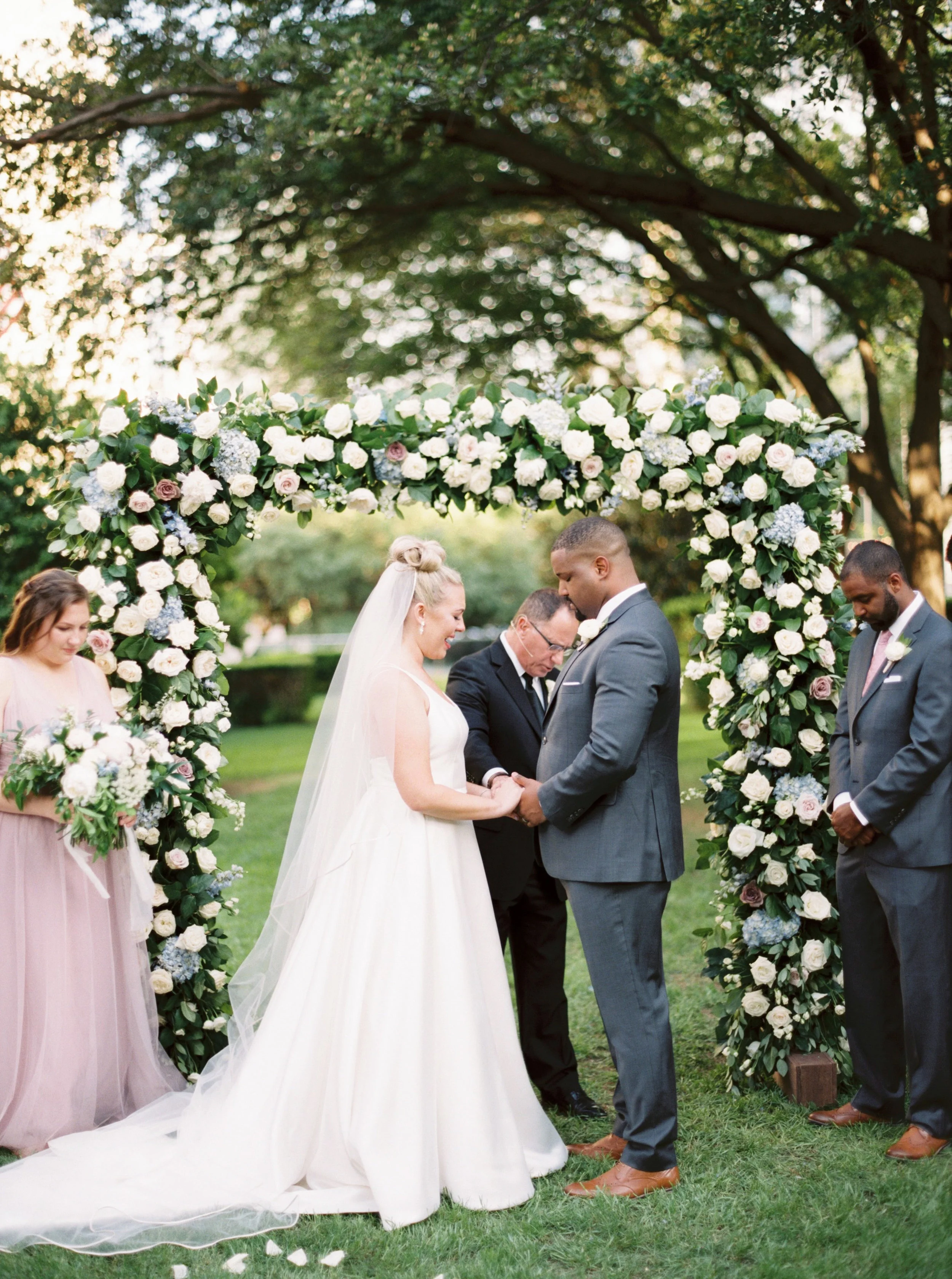 Summer Floral Garden Party Wedding at Marie Gabrielle, by Dallas destination wedding photographer Tracy Enoch