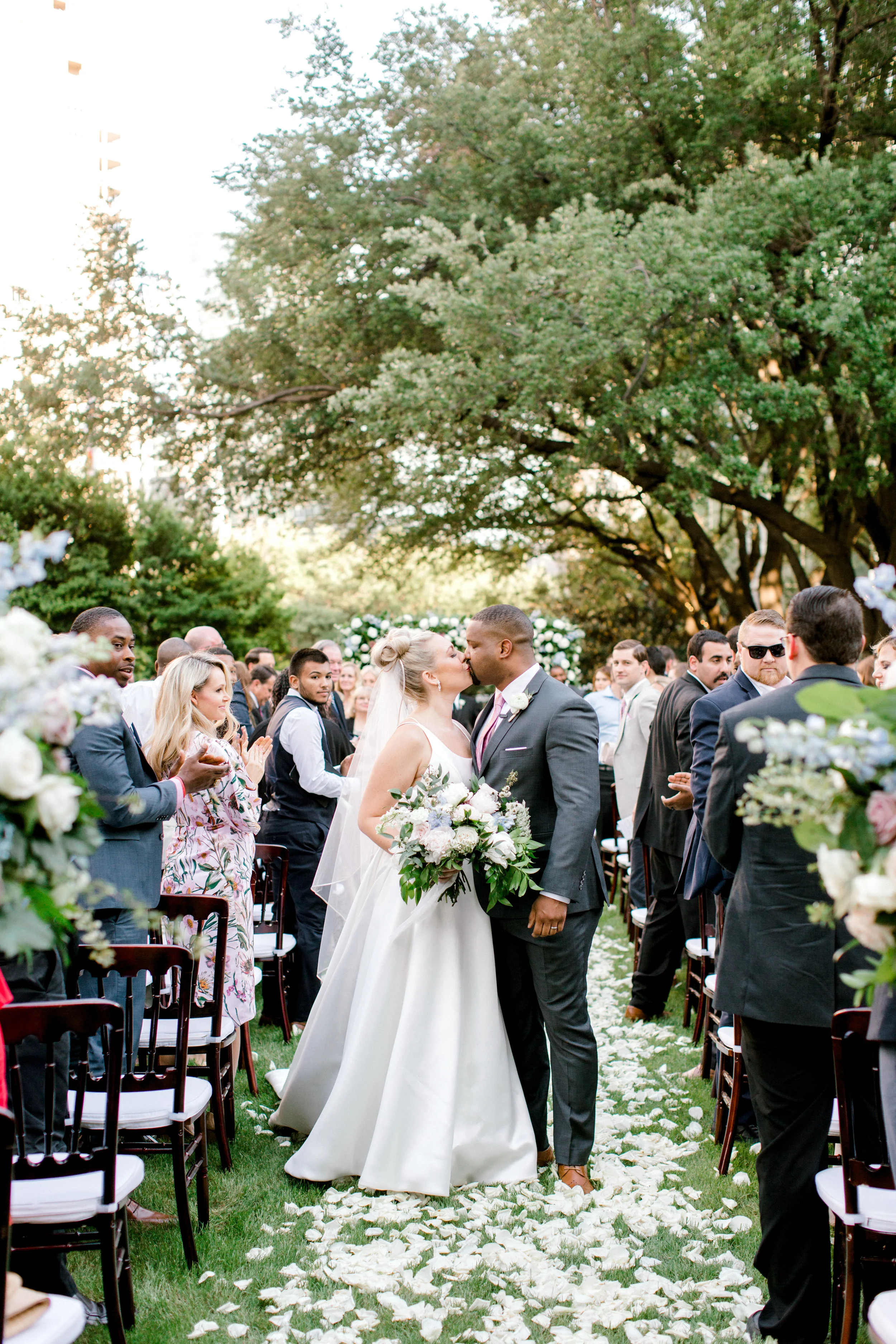 Summer Floral Garden Party Wedding at Marie Gabrielle, by Dallas destination wedding photographer Tracy Enoch
