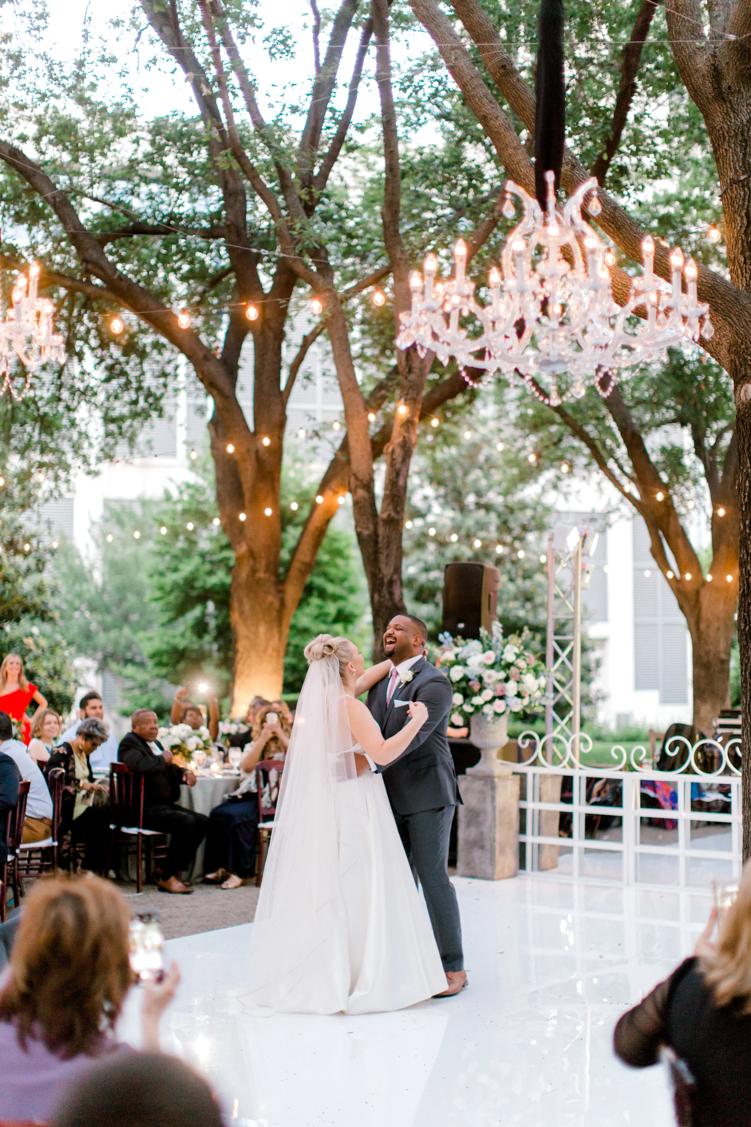 Summer Floral Garden Party Wedding at Marie Gabrielle, by Dallas destination wedding photographer Tracy Enoch