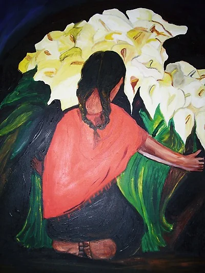 Peruvian girl, 2010. Oil on canvas.