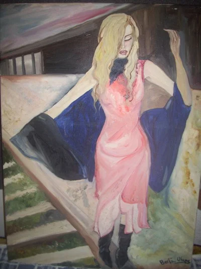 Railway, 2009. Oil on canvas. 81cmx60cm.