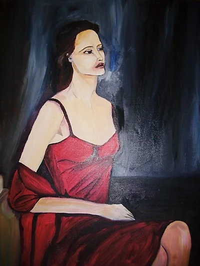 Woman in red.JPG