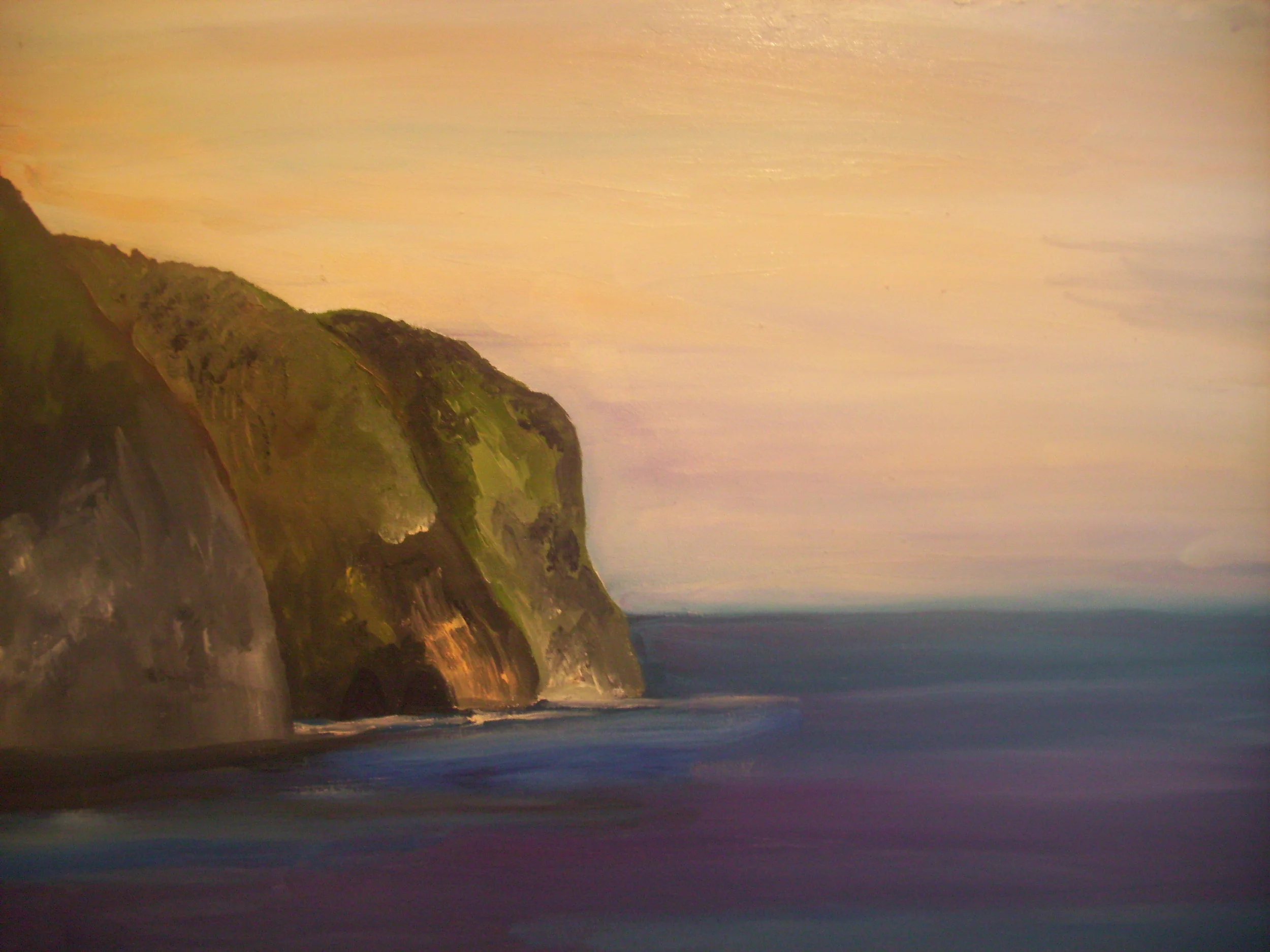 Clifts, 2011. 89x130cm. Oil on canvas.