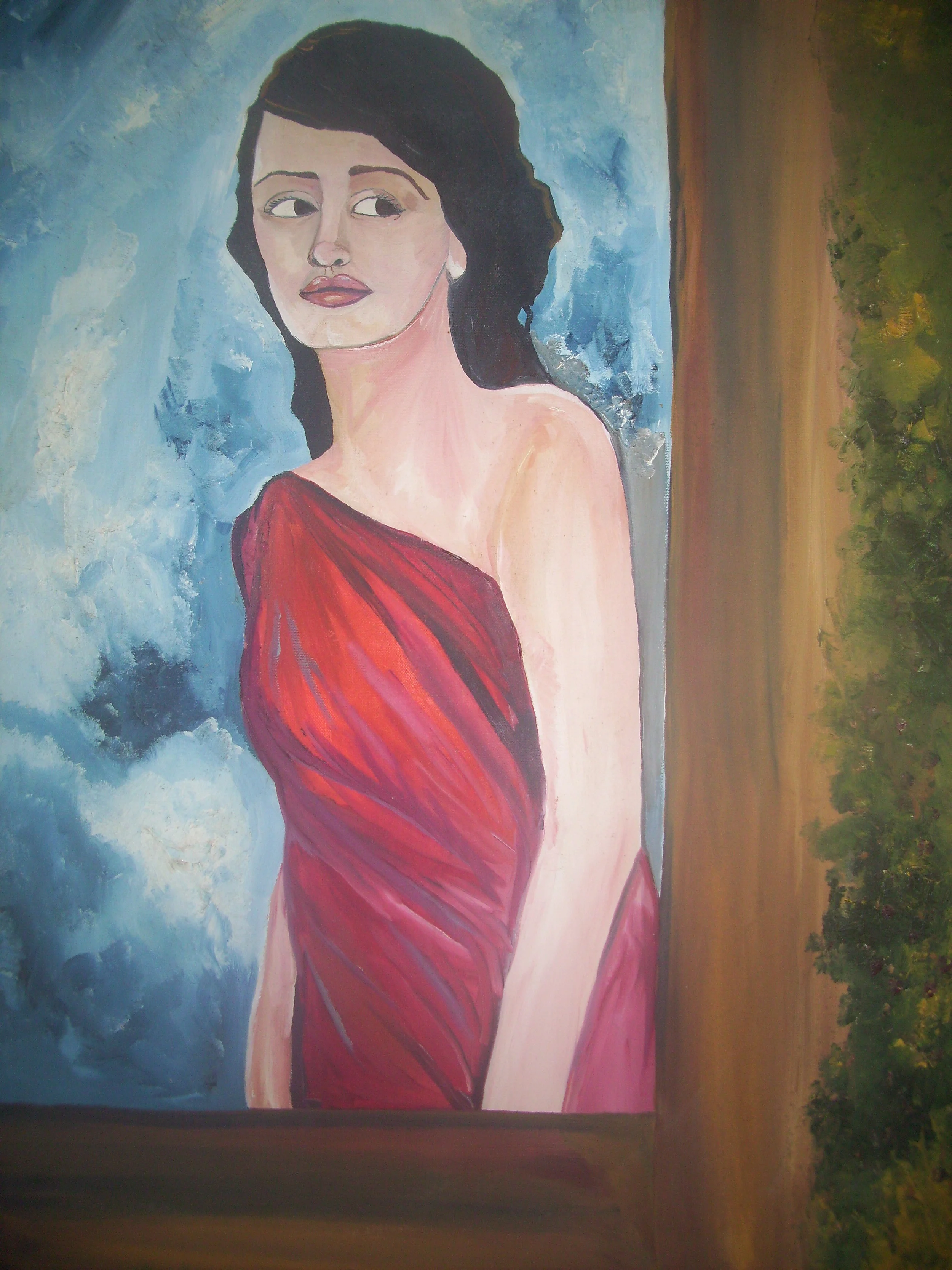 The Look, 2012. 92x60cm. Oil on canvas.