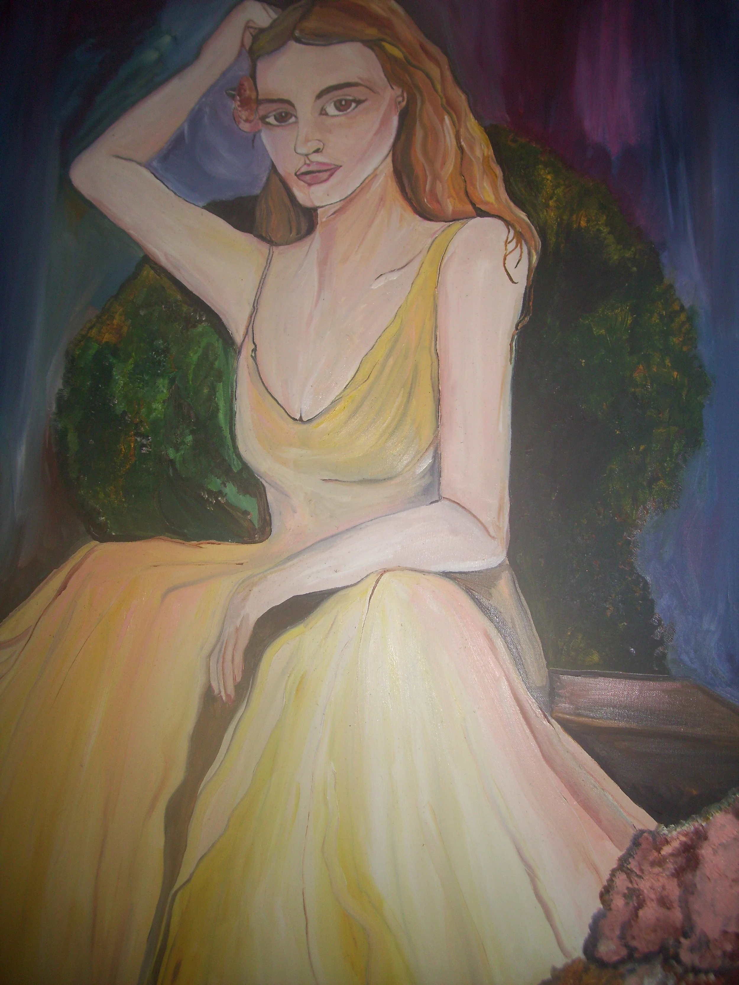 Young Woman, 2006. 81x100cm. Oil on canvas.