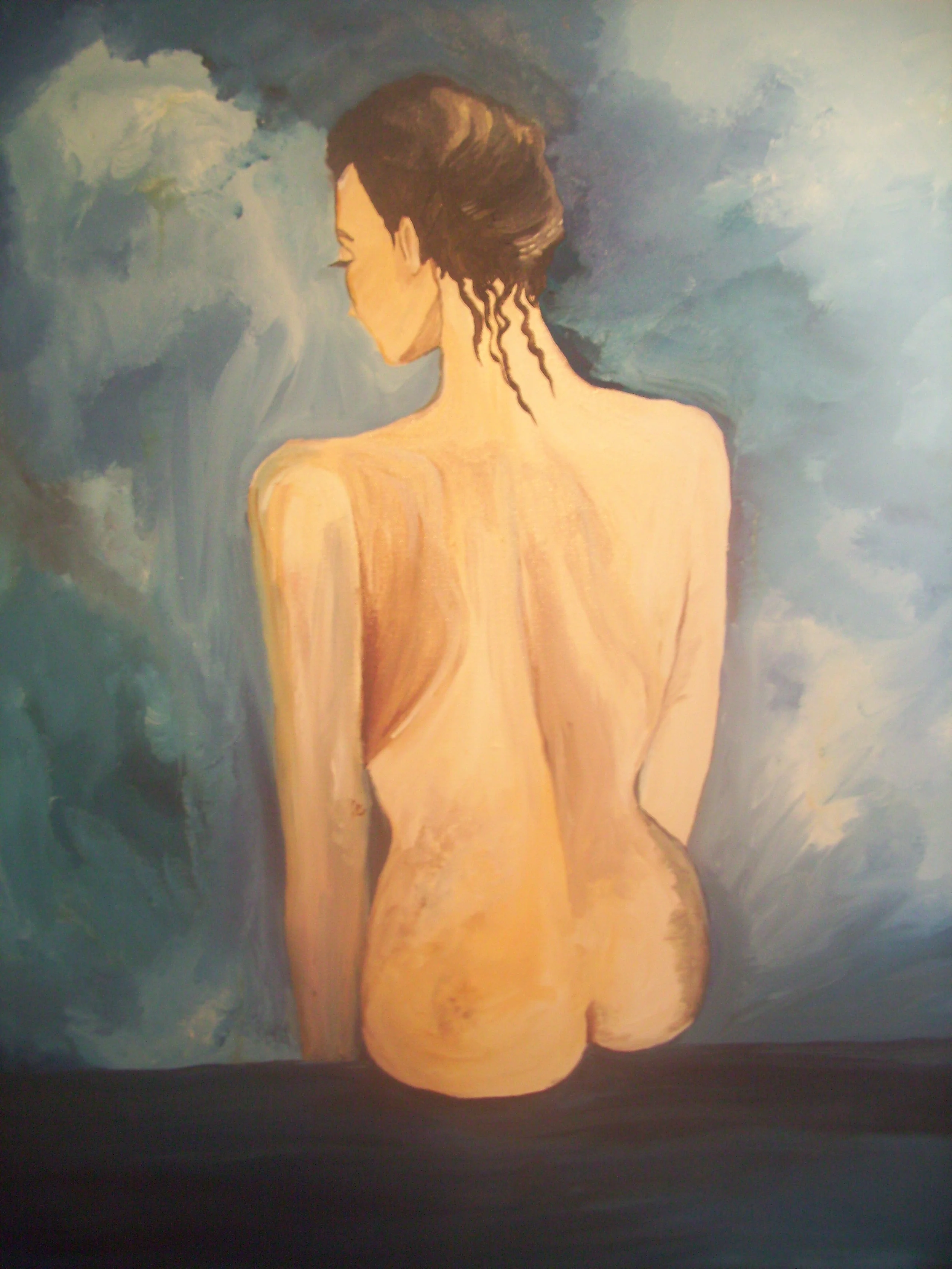 Back, 2007. 61x50cm. Oil on canvas.