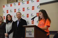 ACES student speaks at the YIPA Press Conference