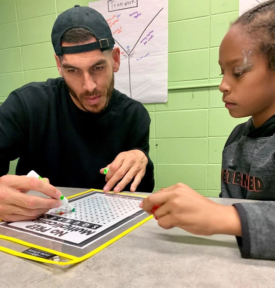 Michael Boxall Visits Jerry Gamble Boys &amp; Girls Club