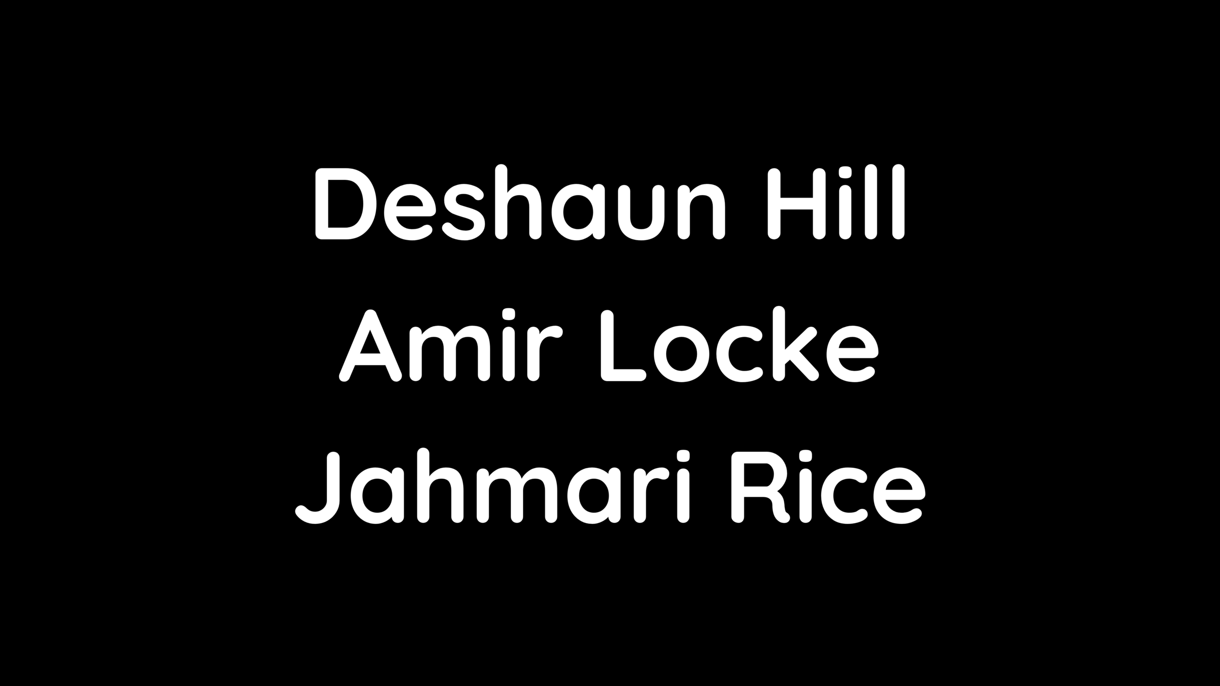 Mourning Deshaun Hill, Amir Locke, and Jahmari Rice