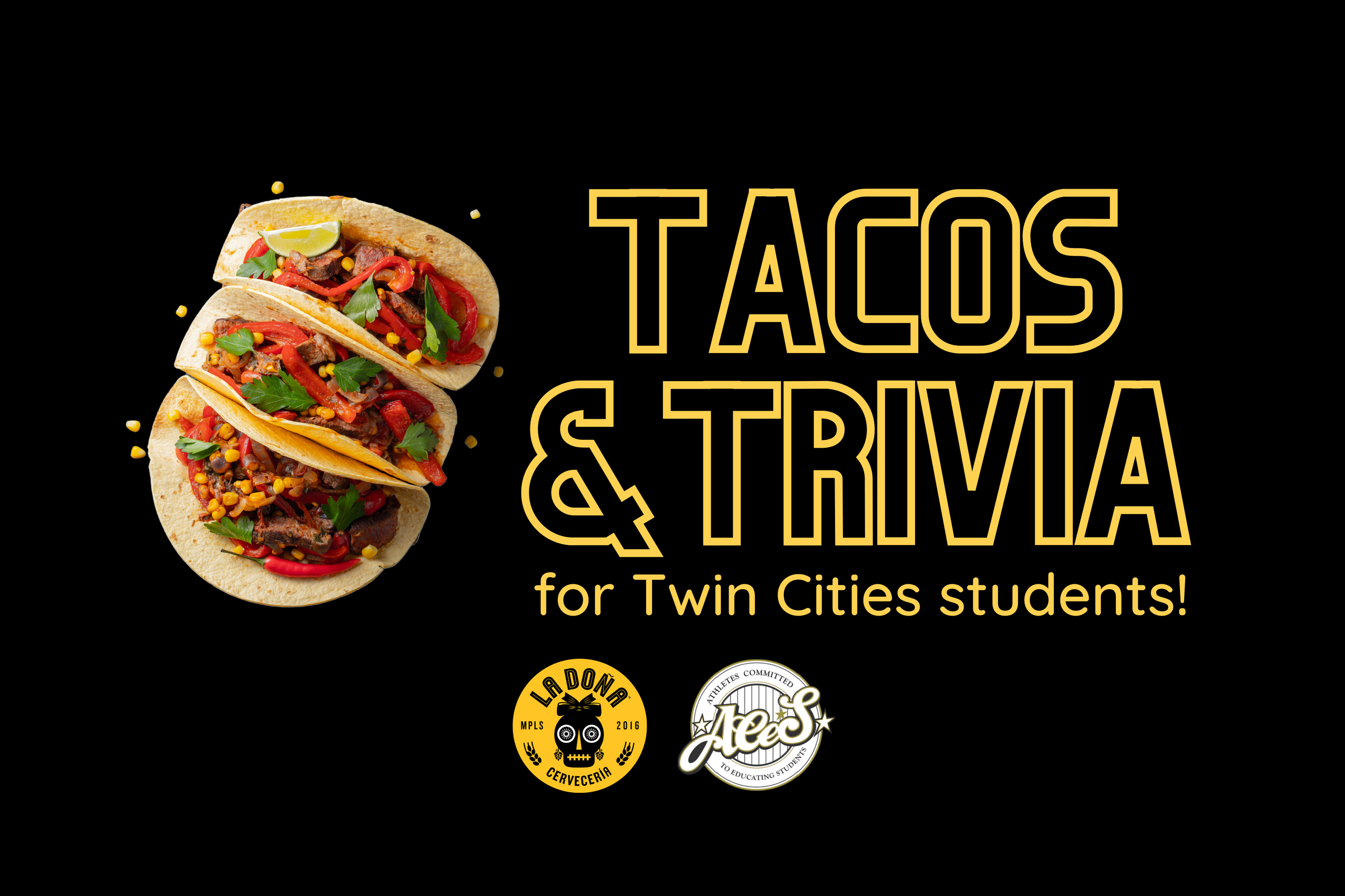 Associate Board announces "Tacos &amp; Trivia for Twin Cities students" 