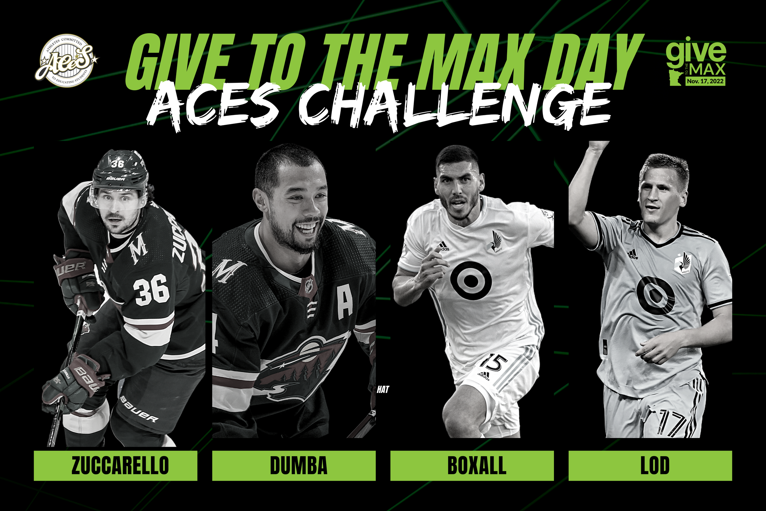 Matt Dumba and Michael Boxall return for Give to the Max Day Challenge Rematch! 