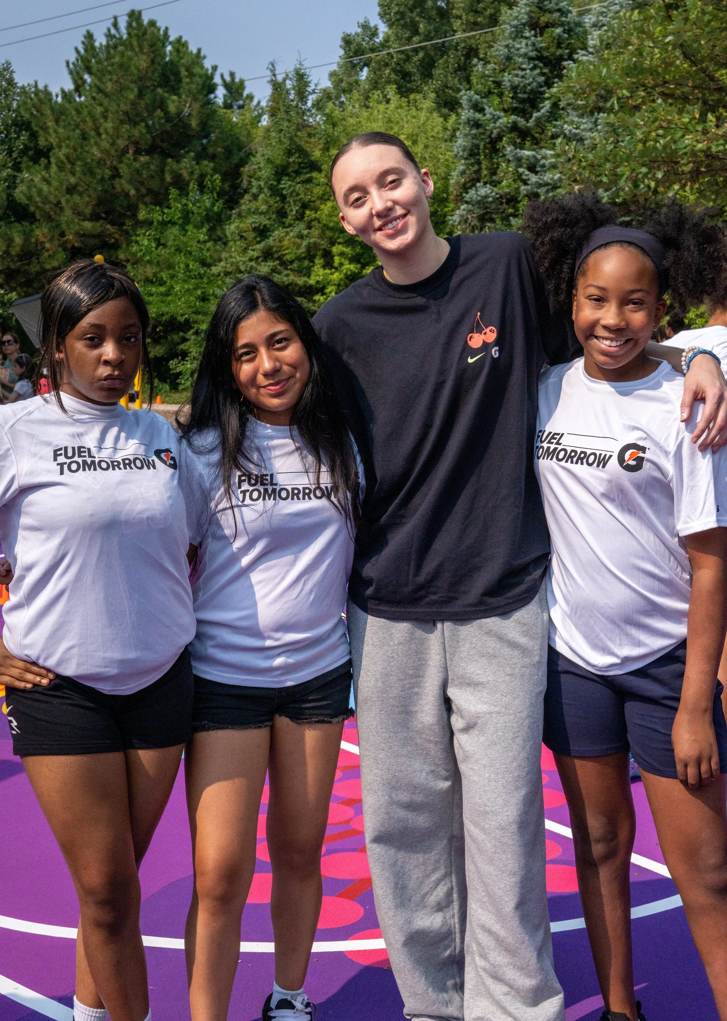 ACES Girls Take the Court with WNBA Star Paige Bueckers