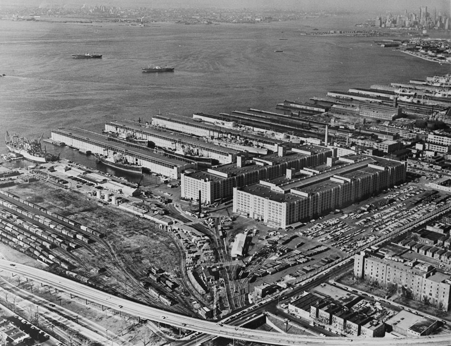US Army Terminal, January 10, 1967. The Army Terminal closed in stages in the 1960s and 70s. NYC Municipal Archives.