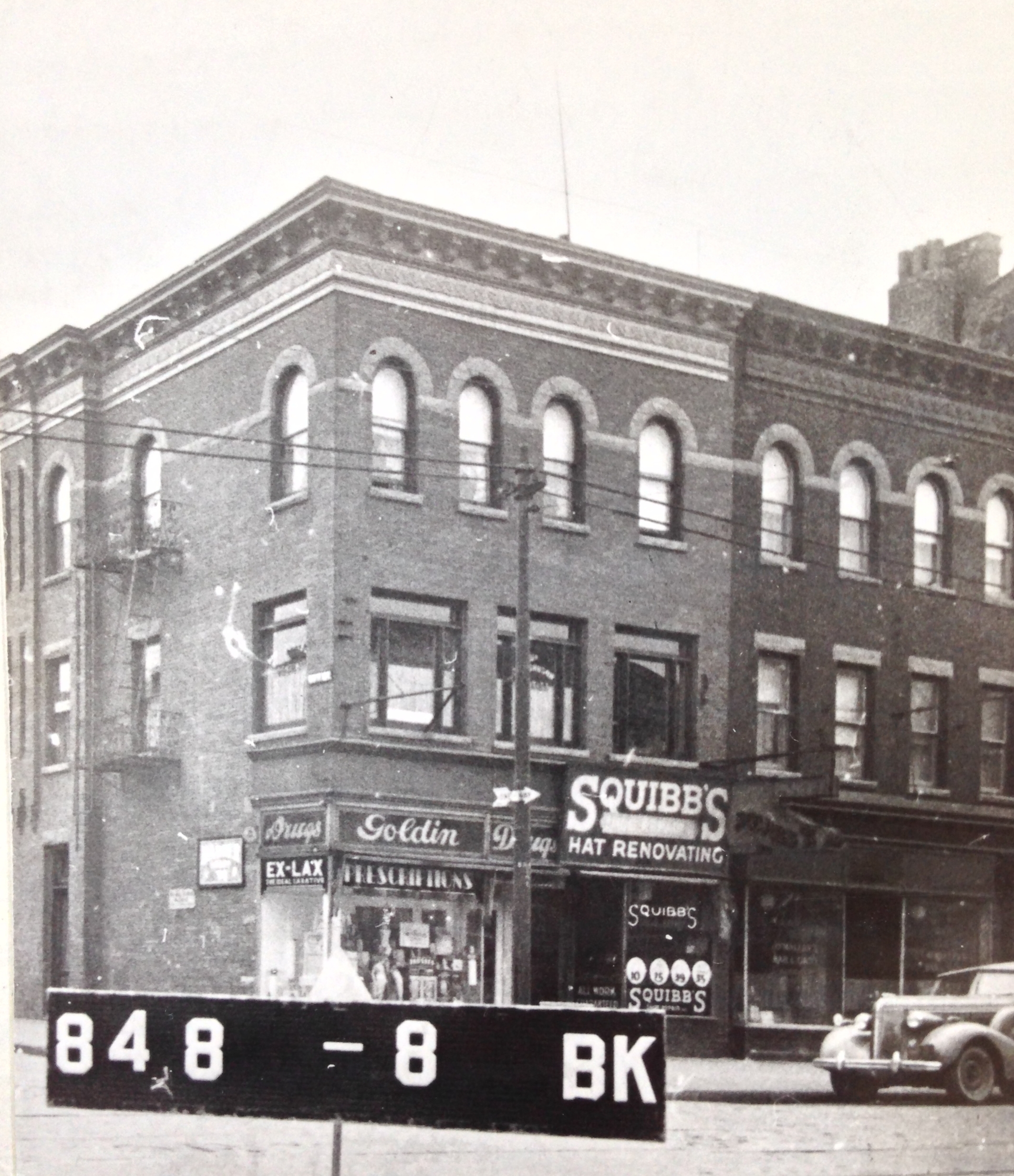 5701 5th Ave at the corner of 57th Street. 1939-1941. NYC Municipal Archives. 