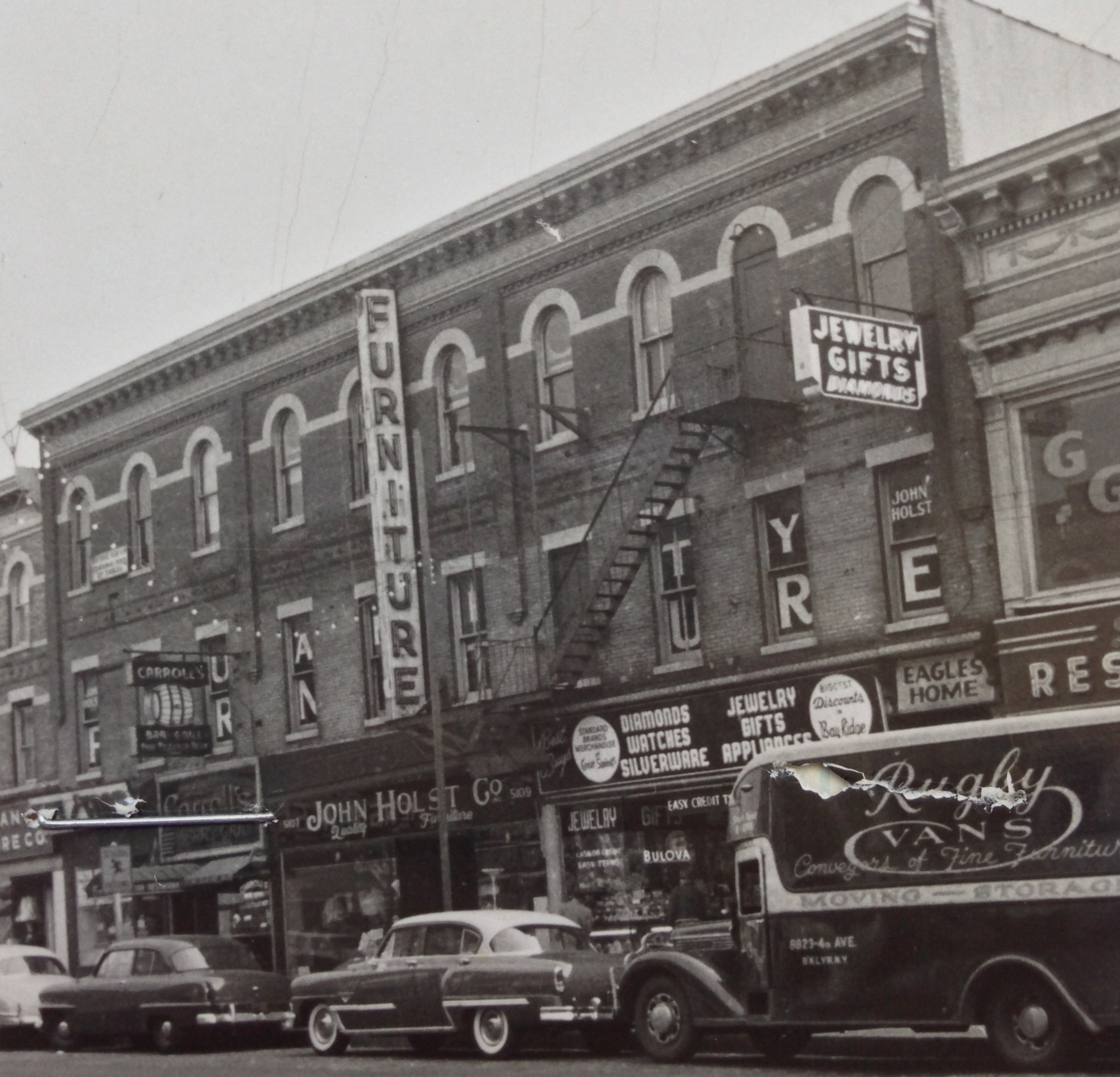5109 5th Ave between 51st-52nd Streets. 1939-1941. NYC Municipal Archives.