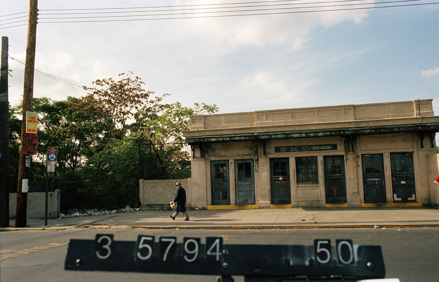 N train subway station, 8th Ave. and 62nd St., Brooklyn, 1983-1988. NYC Municipal Archives.