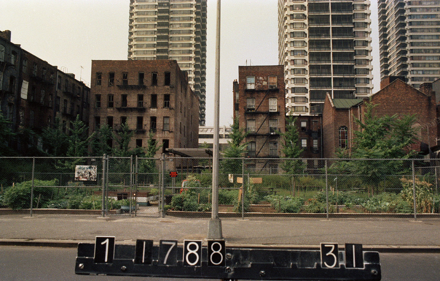 East 124th St. near 2nd Ave., Manhattan, circa 1985. Dept. of Finance, NYC Municipal Archives.