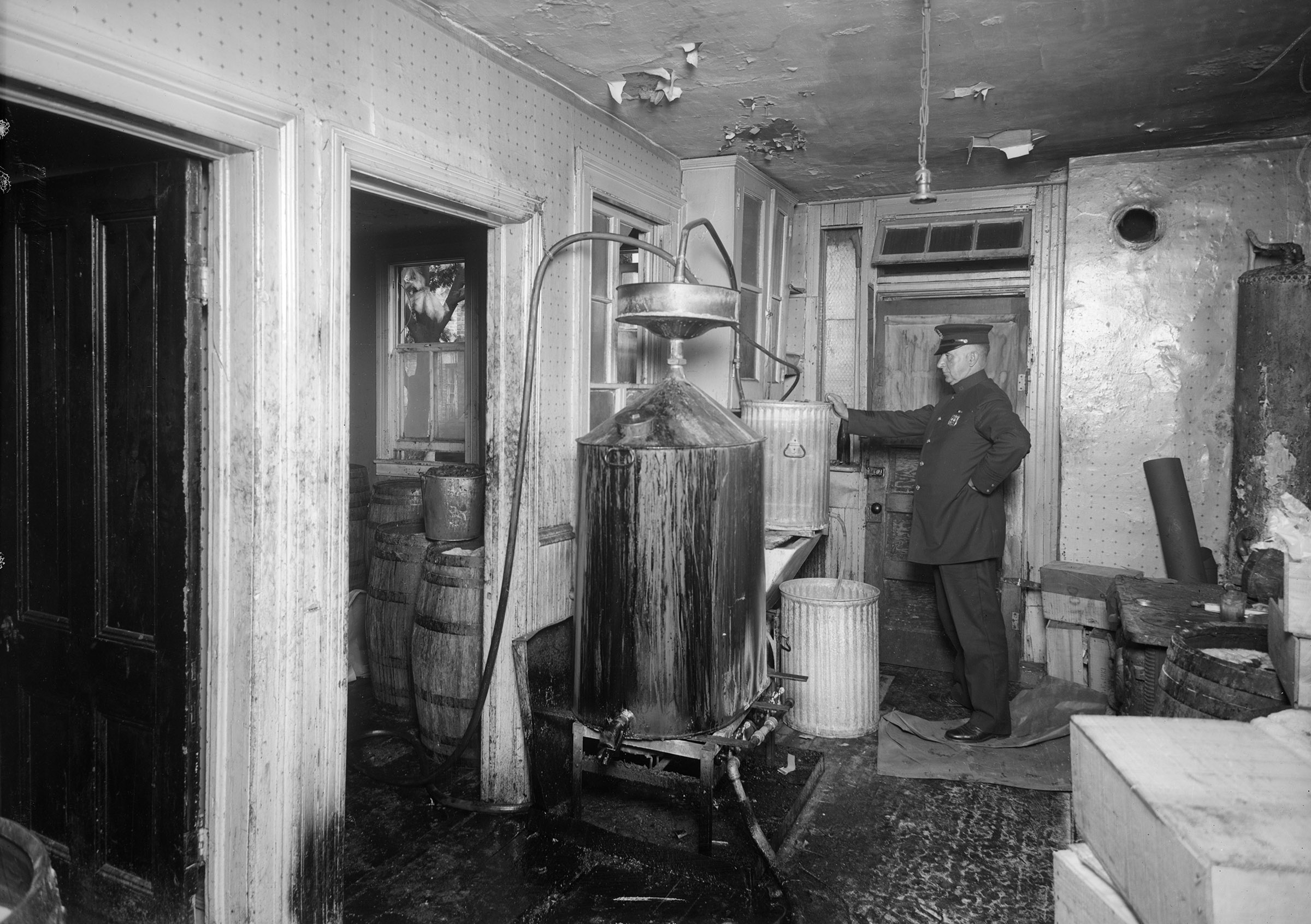 Photos of two stills at 2097 Bergen St., Brooklyn, July 2, 1927