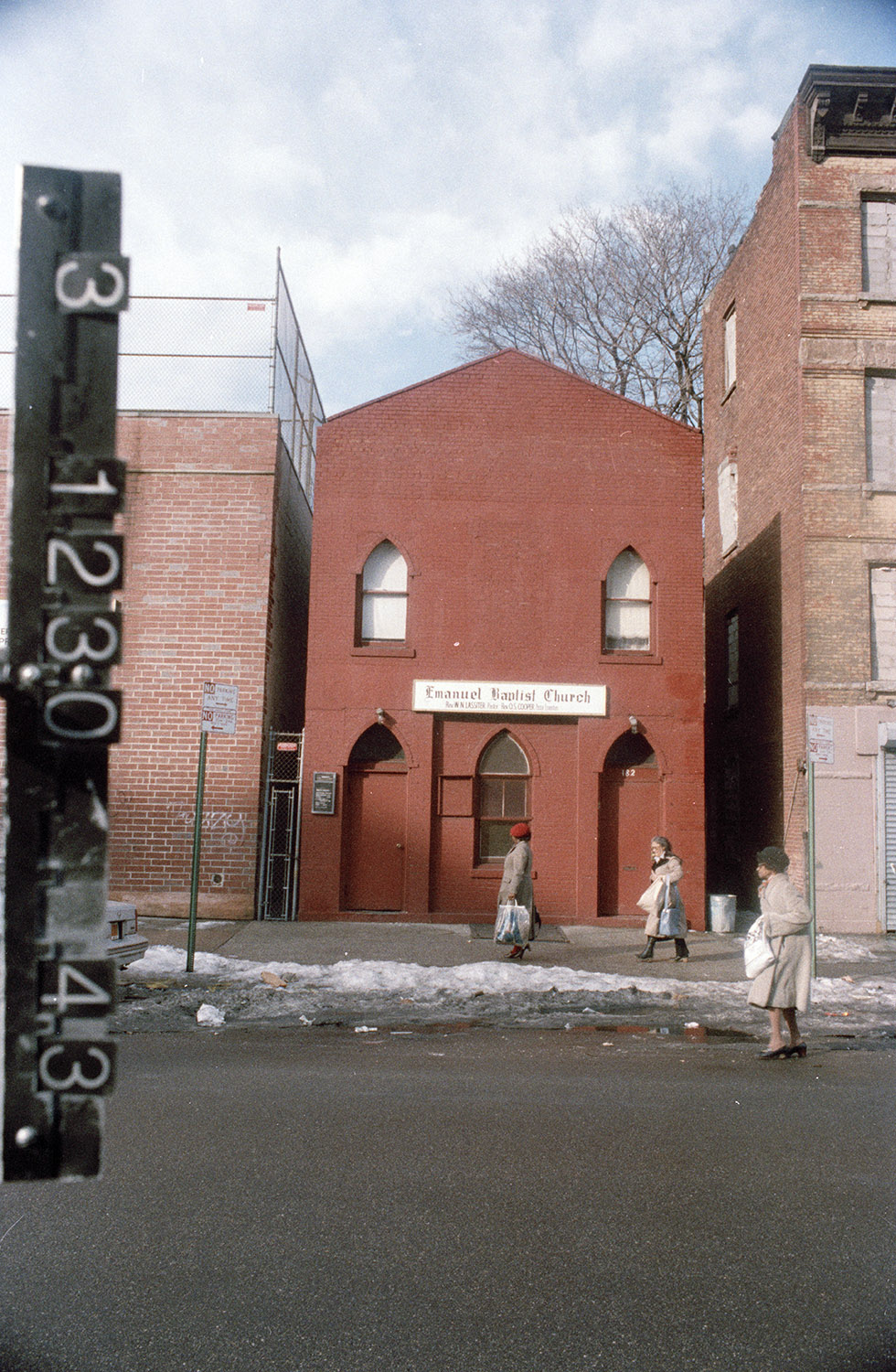 182 Albany Ave., mid-1980s. Photo: Department of Finance collection, NYC Municipal Archives.