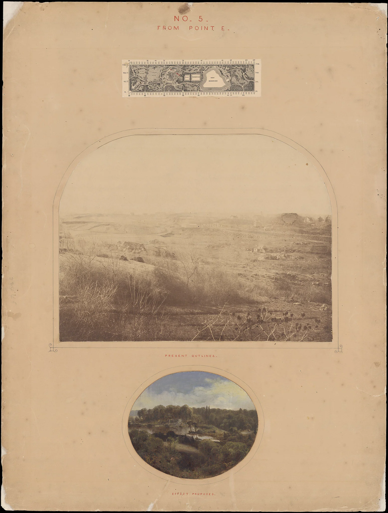 Among the collections accessioned during Idilio's tenure are the magnificent Central Park design plans.