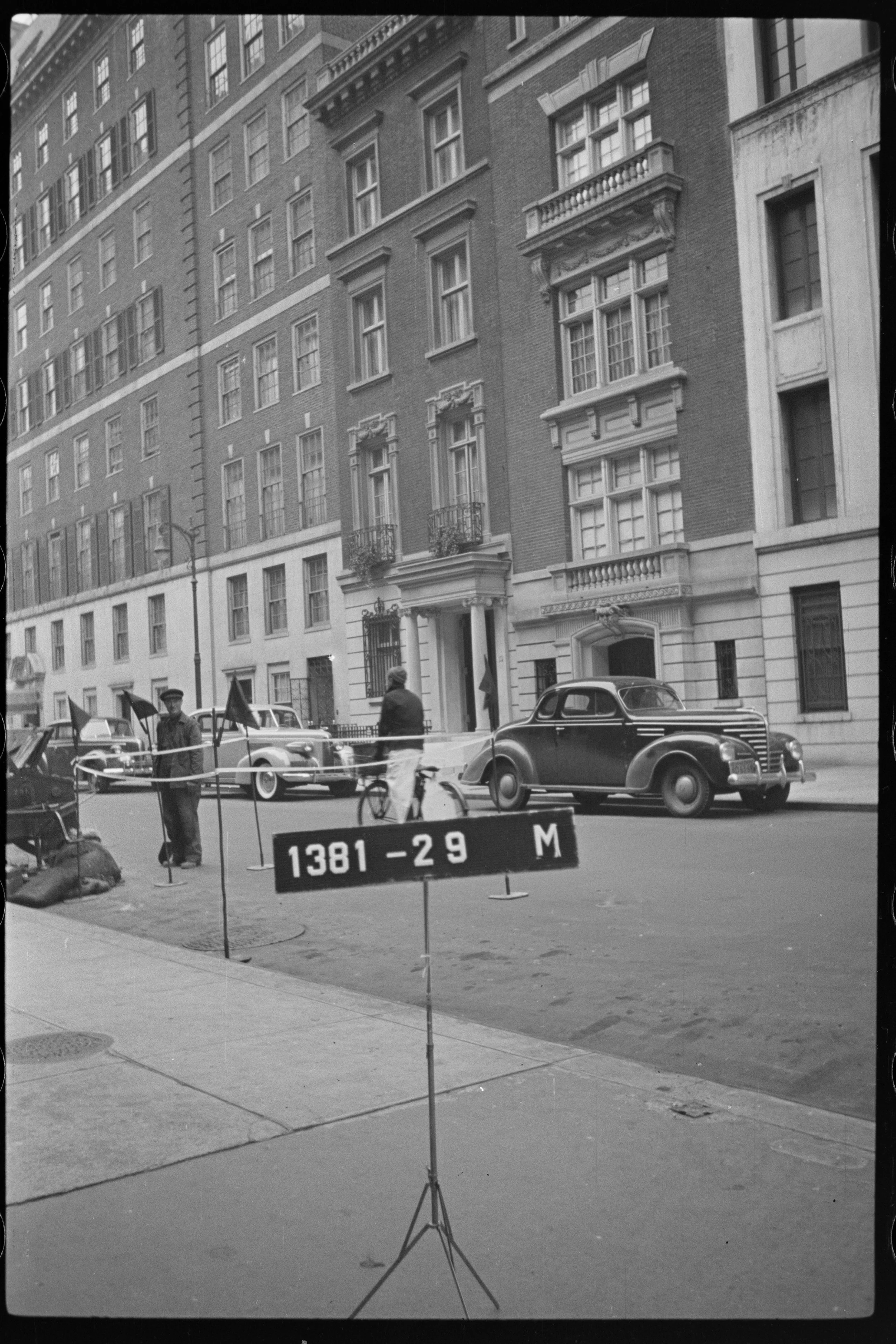Warhol’s townhouse at 57 E. 66th Street as it looked in the 1940 tax photo (at left). Department of Finance Collection, NYC Municipal Archives.
