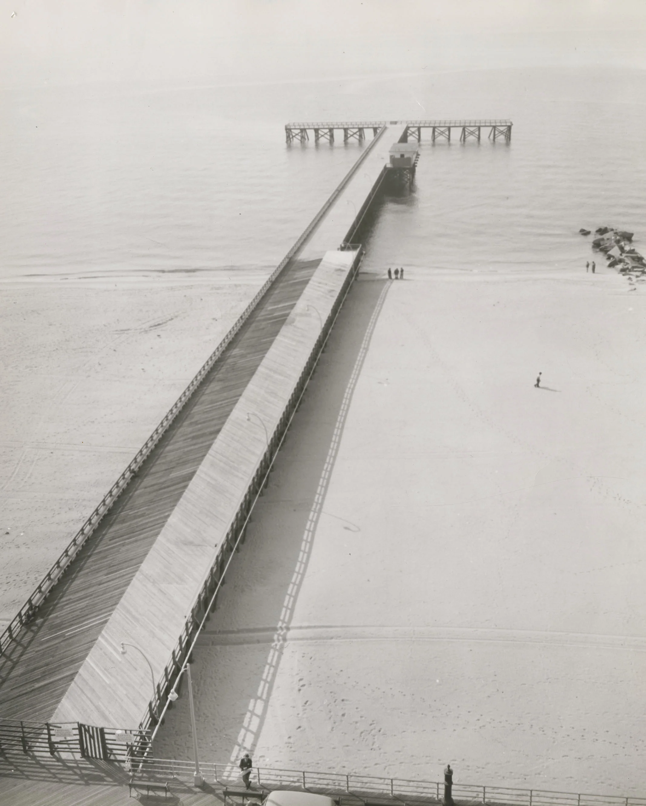 Steeplechase Pier at Coney Island in Brooklyn , 1958. Mayor Wagner Collection, NYC Municipal Archives.