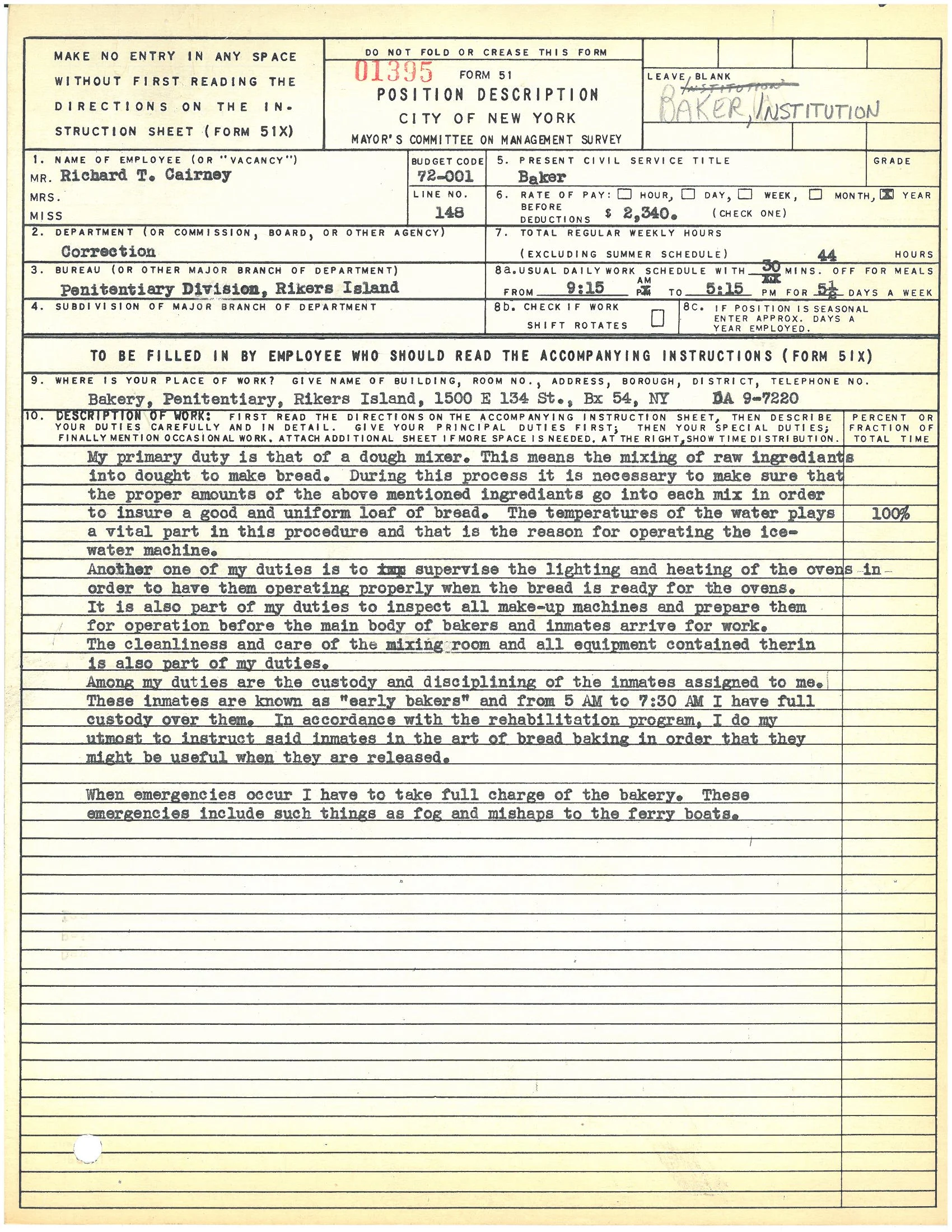 Form 51 — NYC Department of Records & Information Services