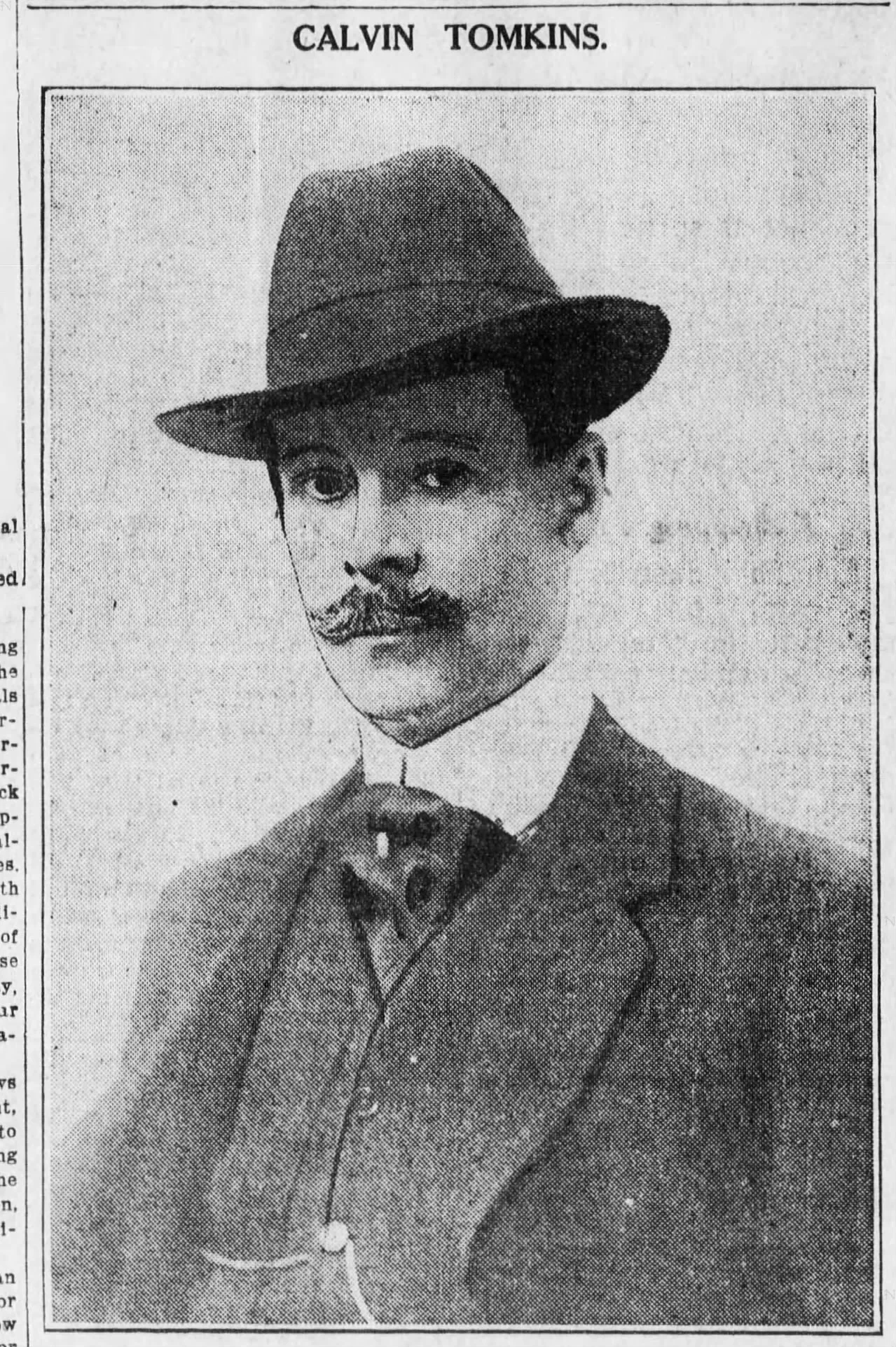 Calvin Tomkins, Commissioner of Docks, Brooklyn Daily Eagle , June 21, 1911.