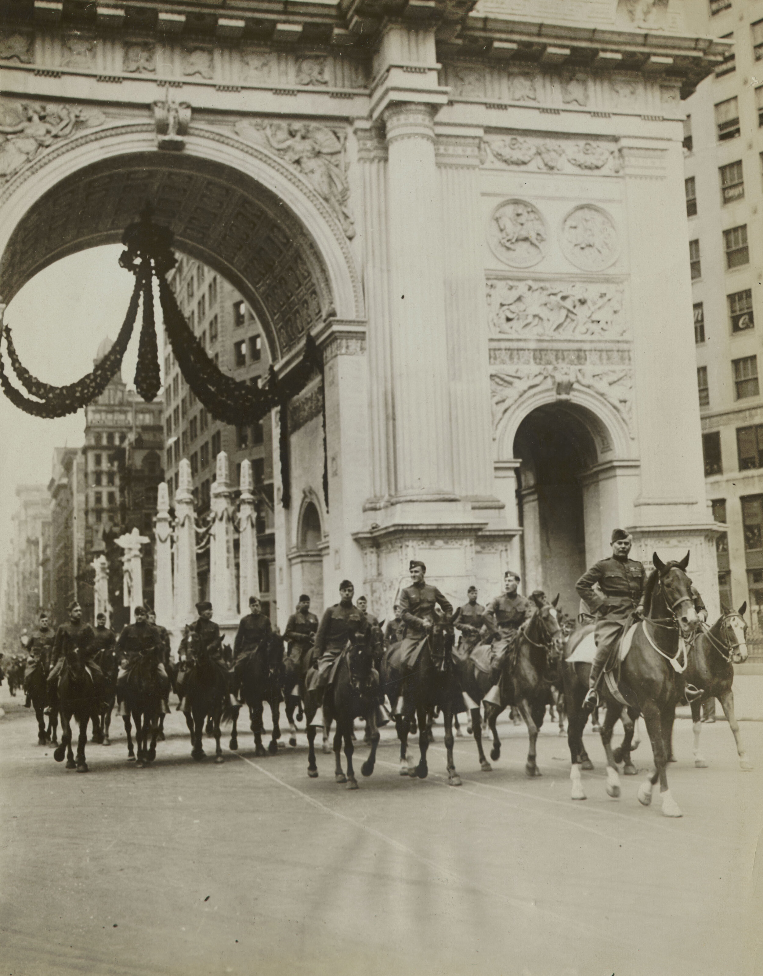 When Johnny Came Marching Home to Cheers — NYC Department of Records and Information Services image