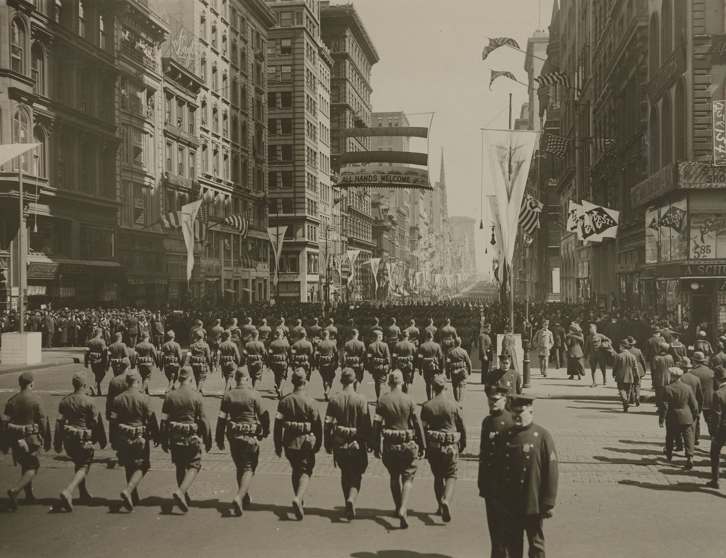 When Johnny Came Marching Home to Cheers — NYC Department of Records and Information Services