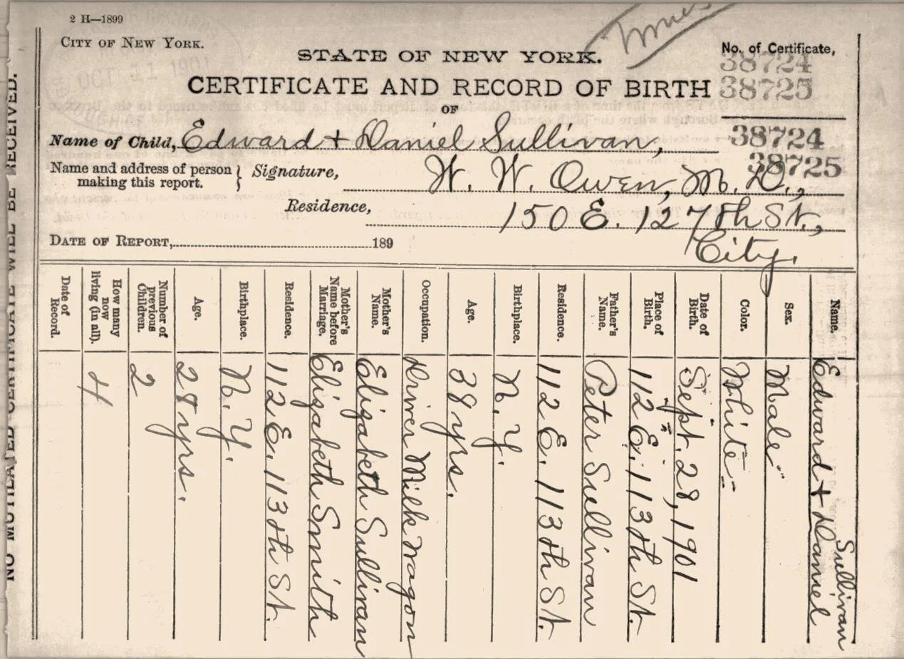 How to Research the Vital Records Collection — NYC Department of