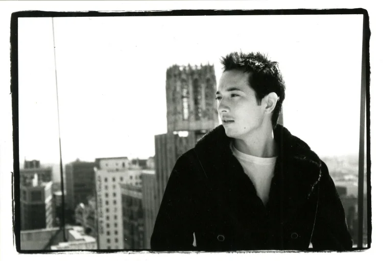 In addition to head shots, my agency wanted modeling shots. Here I am, "modeling" on a roof in downtown LA. (I miss that coat...)
