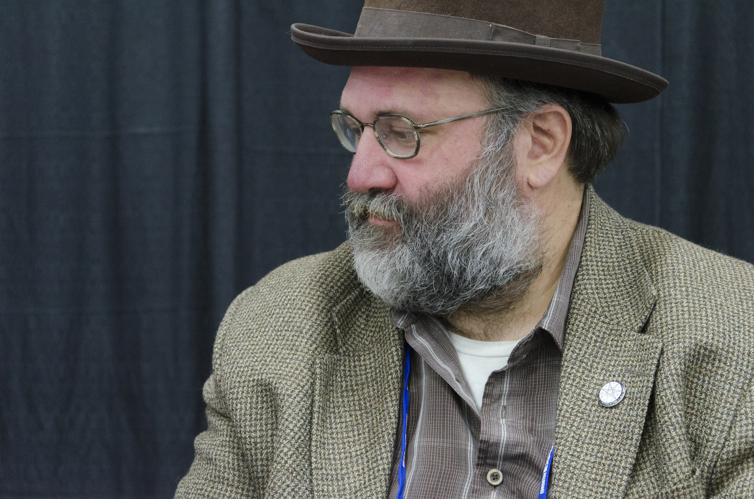 Comic book writer James Davidge at the 2014 Edmonton Expo